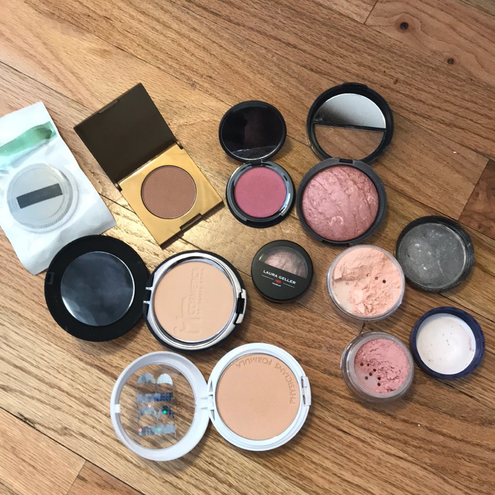 Blush, bronzer, and powder lot